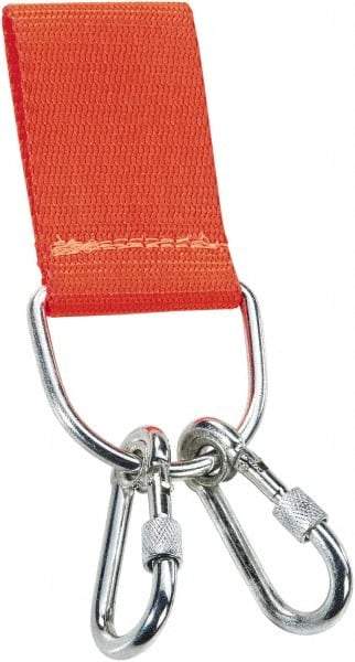 Proto - 7" Tethered Tool Holder - Carabiner Connection, 7" Extended Length, Orange - Benchmark Tooling