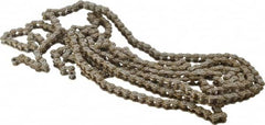 Morse - 3/8" Pitch, ANSI 35MG, Corrosion Resistant Roller Chain - Chain No. 35MG, 10 Ft. Long, 1/5" Roller Diam, 3/16" Roller Width - Benchmark Tooling