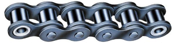 Morse - 3/4" Pitch, ANSI 60, Low Maintenance Roller Chain - Chain No. 60, 10 Ft. Long, 15/32" Roller Diam, 1/2" Roller Width - Benchmark Tooling
