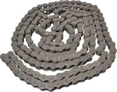 Morse - 5/8" Pitch, ANSI 50, Low Maintenance Roller Chain - Chain No. 50, 10 Ft. Long, 0.4" Roller Diam, 3/8" Roller Width - Benchmark Tooling