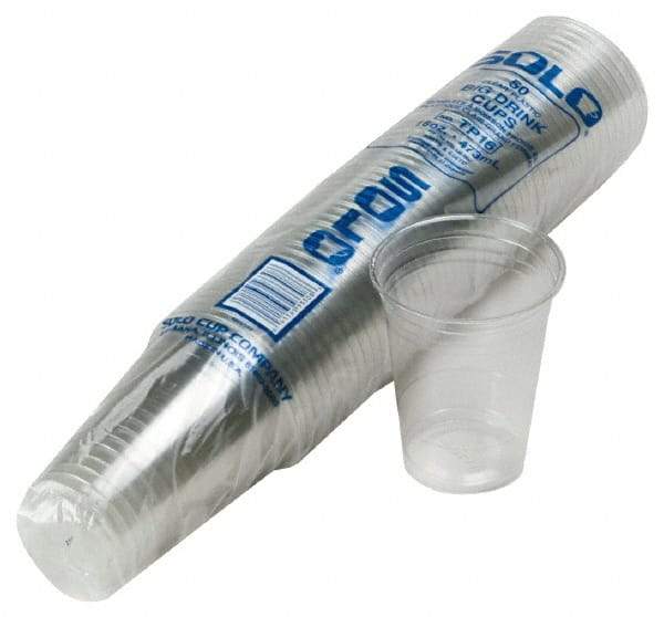 Solo - Solo Plastic Cold Cups, 16 oz Clear - Plastic Cold Cups, 16 Ounce Clear - Benchmark Tooling