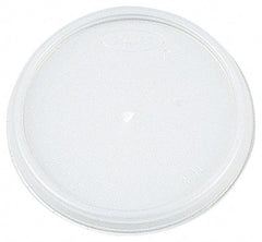 DART - Dart Lids for 8 oz Hot/Cold Foam Cups, Vented - White - Benchmark Tooling