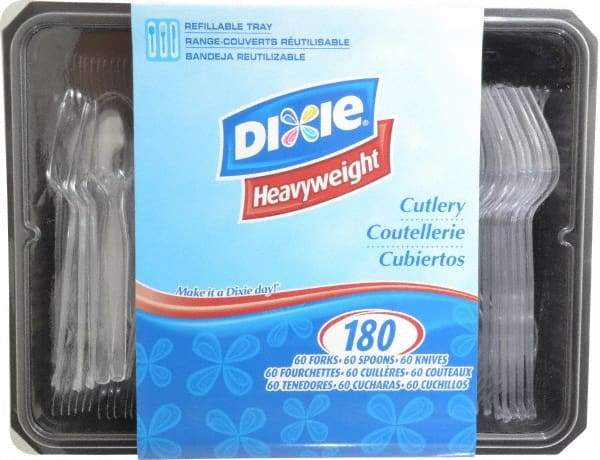 Dixie - 60 Piece Each of Forks, Knives & Spoons - 60 Pieces Each of Forks, Knives and Spoons - Benchmark Tooling