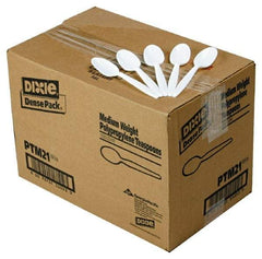 Dixie - Mediumweight Plastic Teaspoons - Mediumweight Plastic Teaspoons - Benchmark Tooling