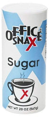 Office Snax - Granulated Fine Sugar - 20 oz, For Use with Beverages - Benchmark Tooling