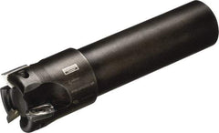 Sandvik Coromant - 3 Inserts, 40mm Cut Diam, 32mm Arbor Diam, 12mm Max Depth of Cut, Indexable Square-Shoulder Face Mill - 150mm High, R790-1604.. Insert Compatibility, Through Coolant, Series CoroMill 790 - Benchmark Tooling