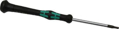 Wera - 3/32" Precision Miniature Hex Driver - 2-3/8" Bade Length, Ergonomic with Spinning Cap Handle, 2-3/8" OAL - Benchmark Tooling