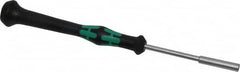 Wera - 1/8" Solid Shaft Precision Nutdriver - Ergonomic Handle, 6-1/4" OAL - Benchmark Tooling