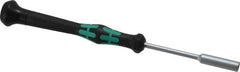 Wera - 3/16" Solid Shaft Precision Nutdriver - Ergonomic Handle, 6-1/4" OAL - Benchmark Tooling