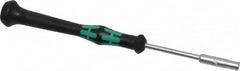 Wera - 5/32" Solid Shaft Precision Nutdriver - Ergonomic Handle, 6-1/4" OAL - Benchmark Tooling