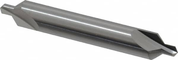 Hertel - #4 Plain Cut 82° Incl Angle Solid Carbide Combo Drill & Countersink - Benchmark Tooling