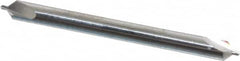 Hertel - #0 Plain Cut 90° Incl Angle Solid Carbide Combo Drill & Countersink - Benchmark Tooling