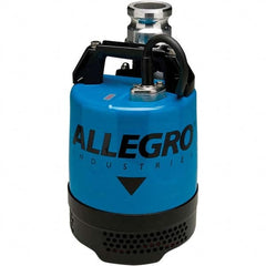 Allegro - 2/3 hp, 5.4 Amp Rating, 115 VAC, 60 Hz, Single Speed Continuous Duty Dewatering Pump - Benchmark Tooling