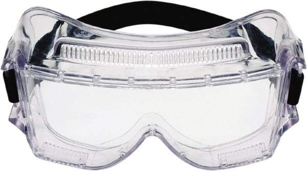 3M - Size Universal, Clear Polycarbonate Anti-Fog Lens, Safety Goggles - Direct Vent, Clear Polycarbonate Frame, Over the Glass Style - Benchmark Tooling