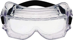 3M - Size Universal, Clear Polycarbonate Anti-Fog Lens, Safety Goggles - Direct Vent, Clear Polycarbonate Frame, Over the Glass Style - Benchmark Tooling