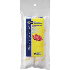 Krylon - 3/8" Nap, 4" Wide Paint Roller Cover - Smooth Texture, Woven - Benchmark Tooling