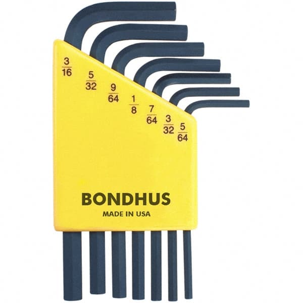 Bondhus - Hex Key Sets Tool Type: Hex Handle Type: L-Key Short Arm - Benchmark Tooling