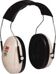 3M - Over the Head Beige & Black Foam Cushion Earmuffs - 21 NRR Rating - Benchmark Tooling