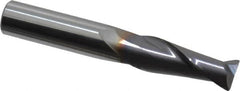 Niagara Cutter - 3/8", 2 Flute, Single End, Solid Carbide, 0.03" Corner Radius End Mill - 2-1/2" OAL, 30° Helix, Right Hand Flute, 1" LOC, Right Hand Cut - Benchmark Tooling