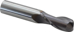 Niagara Cutter - 3/4", 2 Flute, Single End, Solid Carbide, 0.19" Corner Radius End Mill - 4" OAL, 30° Helix, Right Hand Flute, 1-1/2" LOC, Right Hand Cut - Benchmark Tooling