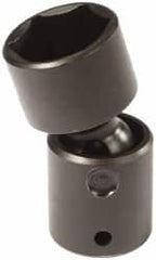 Proto - 1/2" Drive 13/16" Standard Universal Impact Socket - 6 Points, 2-19/32" OAL - Benchmark Tooling