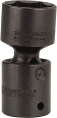 Proto - 1/2" Drive 1-1/8" Standard Universal Impact Socket - 6 Points, 3" OAL - Benchmark Tooling