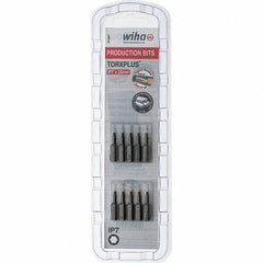 Wiha - 1/4" Drive IP7 Torx Plus Screwdriver Bit - 1" OAL, Insert Bit - Benchmark Tooling