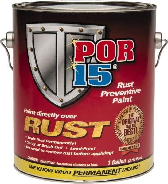 POR-15 - 1 Gal, Silver, Rust Preventative Paint - Comes in Can with Handle - Benchmark Tooling