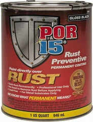 POR-15 - 1 Quart, Black, Rust Preventative Paint - Comes in Can - Benchmark Tooling