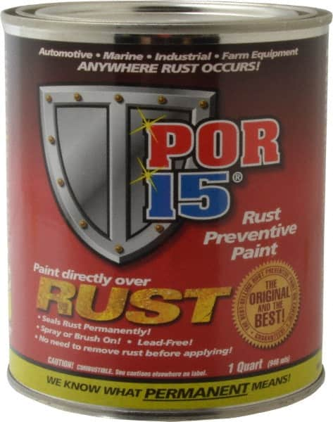 POR-15 - 1 Quart, Clear, Rust Preventative Paint - Comes in Can - Benchmark Tooling