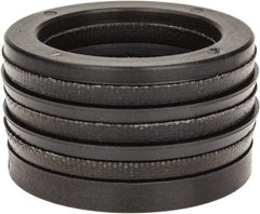 Made in USA - 1-1/4" Inside Diam x 1-3/4" Outside Diam V-Packing Set - 1" High - Benchmark Tooling