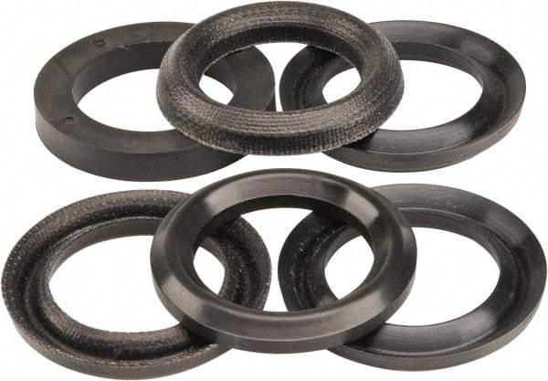 Made in USA - 1-1/4" Inside Diam x 1-7/8" Outside Diam V-Packing Set - 1" High - Benchmark Tooling