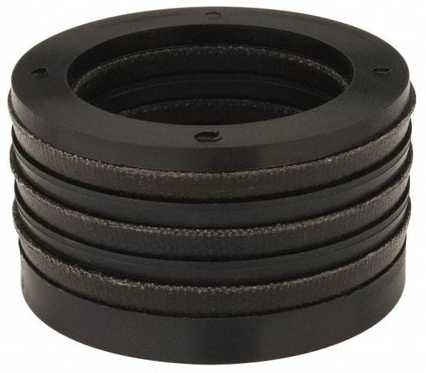 Made in USA - 1-1/2" Inside Diam x 2-1/8" Outside Diam V-Packing Set - 1-1/6" High - Benchmark Tooling