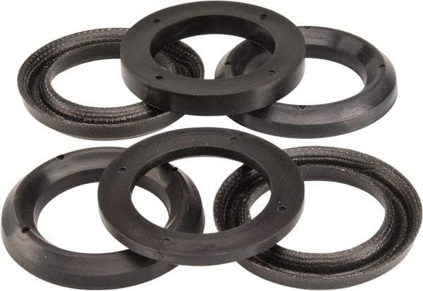 Made in USA - 1-1/2" Inside Diam x 2-1/4" Outside Diam V-Packing Set - 1-1/6" High - Benchmark Tooling