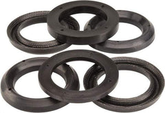 Made in USA - 1-1/2" Inside Diam x 2-1/4" Outside Diam V-Packing Set - 1-1/6" High - Benchmark Tooling