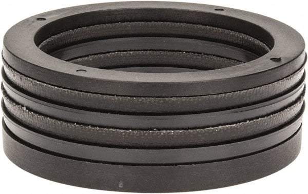 Made in USA - 2-1/4" Inside Diam x 2-7/8" Outside Diam V-Packing Set - 1" High - Benchmark Tooling