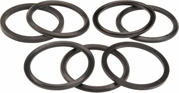 Made in USA - 2-1/2" Inside Diam x 3" Outside Diam V-Packing Set - 1" High - Benchmark Tooling