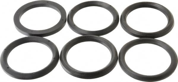 Made in USA - 2-1/2" Inside Diam x 3-1/4" Outside Diam V-Packing Set - 1-1/6" High - Benchmark Tooling