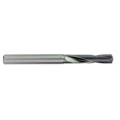 11 mm Dia. × 11.5 mm Shank × 55 mm Flute Length × 113 mm OAL, Stub, SiC, 2xD Flute, Solid Carbide Drill - Benchmark Tooling