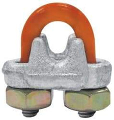 CM - 1/2" Wire Rope U-Bolt Clip - 1/2 - 13, 1.19" Between Centers, Galvanized - Benchmark Tooling