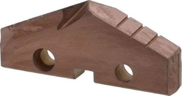 Allied Machine and Engineering - 2-5/32" Diam x 5/16" Thick, Seat Code 4, 132° Included Angle Spade Drill Insert - AM200 Coated, Cobalt, Grade Super Cobalt, Series GEN2 T-A - Benchmark Tooling