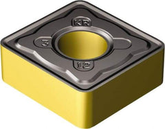 Sandvik Coromant - SNMG433 KR Grade 3210 Carbide Turning Insert - TiCN/Al2O3/TiN Finish, 90° Square, 1/2" Inscr Circle, 3/16" Thick, 3/64" Corner Radius - Benchmark Tooling