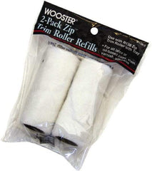 Wooster Brush - 3/16" Nap, 3" Wide Paint Mini Roller Covers - Smooth Texture, Woven - Benchmark Tooling