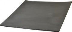 Made in USA - 12" Long, 12" Wide, 1/4" Thick, Buna-N Rubber Foam Sheet - 50 to 60 Durometer, Black, -20 to 180°F, 2,500 psi Tensile Strength, Plain Backing, Stock Length - Benchmark Tooling