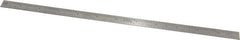 SPI - 12" Long, 1/100, 1/64, 1/50, 1/32" Graduation, Flexible Stainless Steel Rule - 16R Graduation Style, 1/2" Wide, Silver, Polished Finish - Benchmark Tooling