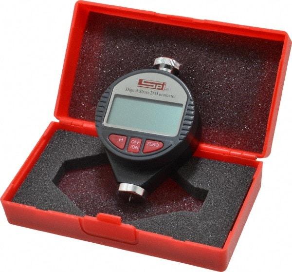 SPI - 0 HSD to 100 HSD Hardness, Portable Electronic Hardness Tester - Shore D, Accurate Up to 1% - Benchmark Tooling