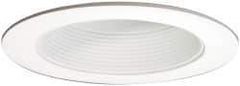 Cooper Lighting - 7-1/4 Inch Wide, Water Resistant, White Fixture Baffle Trim - Aluminum, 6 Inch ML7X LED Downlight Modules, UL/cUL Wet Location Listed - Benchmark Tooling