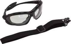 Uvex - Size Universal, Clear Polycarbonate Anti-Fog & Scratch Resistant Lens, Hybrid Safety Glasses/Goggles - Indirect Vent, Black Polycarbonate Frame - Benchmark Tooling