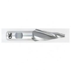 3/8 x 3/4 x 2-1/4 x 4-1/2 3 Fl HSS-CO Tapered Center Cutting End Mill -  Bright - Benchmark Tooling