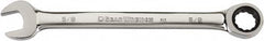 GearWrench - 5/8" 12 Point Combination Wrench - 8.201" OAL, Steel, Full Polish Finish - Benchmark Tooling